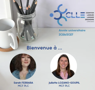 Nouvelles MCF CLLE septembre 26